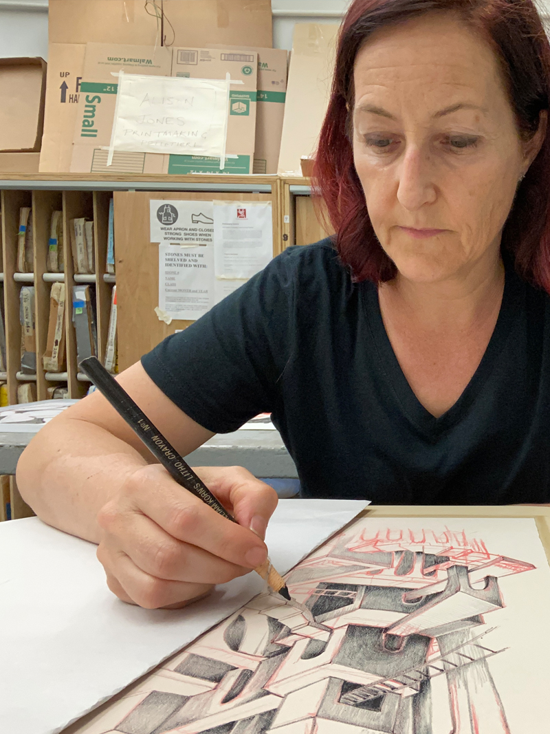 Working at the Art Students League